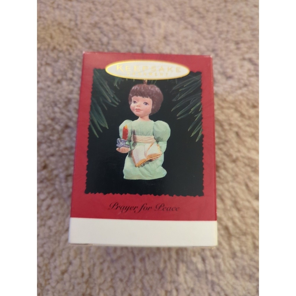 Hallmark Keepsake‎ Ornament 1996 Prayer For Peace Orig Box
